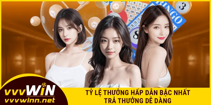 Tỷ lệ thưởng hấp dẫn bậc nhất, trả thưởng dễ dàng